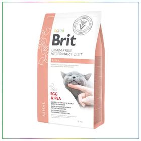 Brit Care Brit Veterinary Diet Renal 2 kg Böbrek Yetmezliği Olan Kediler İçin Tahılsız Kedi Maması