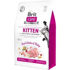 Brit Care Care Tahılsız Kitten 7 kg Kümes Hayvanlı Grain Free Fresh Chicken Yavru Kedi Maması