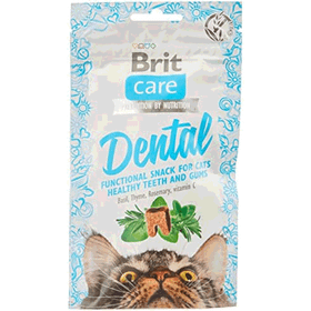 Brit Care Dental Hindili Diş Sağlığı 50 g Kedi Ödül Maması
