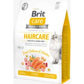 Brit Care Grain Free Haırcare Healthy Shiny Coat Chicken and Salmon 7 kg Yetişkin Kuru Kedi Maması