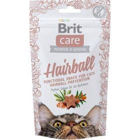 Brit Care Hairball Somonlu Tüy Yumağı Önleme İçin 50 gr Kedi Ödülü