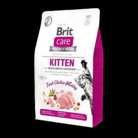 Brit Care Hipoalerjenik Sağlıklı Büyüme İçin Tavuklu ve Hindili Tahılsız 2 kg Yavru Kedi Maması
