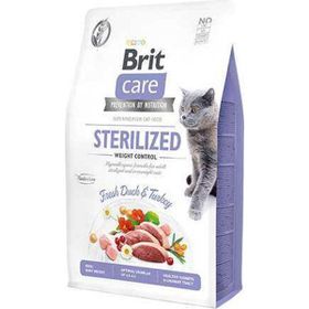 Brit Care Hipoalerjenik Sterilized 2 kg Ördek ve Hindili Tahılsız Kısırlaştırımış Kedi Maması