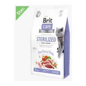 Brit Care Hipoalerjenik Sterilized 2 kg Ördek ve Hindili Tahılsız Kısırlaştırımış Kedi Maması