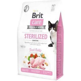 Brit Care Hipoalerjenik Sterilized Sensitive Tavşanlı Tahılsız Kısırlaştırılmış 2 kg Kedi Mama