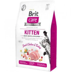Brit Care Hypo-Allergenic 2 kg Sağlıklı Büyüme için Tavuklu ve Hindili Tahılsız Yavru Kedi Maması