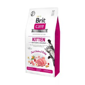 Brit Care Hypo-Allergenic 2 kg Sağlıklı Büyüme için Tavuklu ve Hindili Tahılsız Yavru Kedi Maması