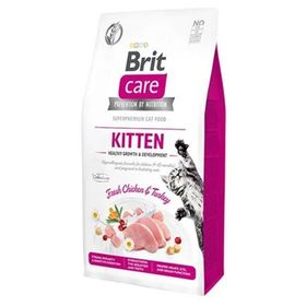 Brit Care Hypo-Allergenic Sağlıklı Büyüme İçin Tavuklu ve Hindili Tahılsız Yavru 7 kg Kedi Maması