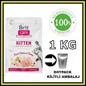 Brit Care Hypo-Allergenic Tavuklu ve Hindili Tahılsız Yavru 1 kg Açık Kedi Maması