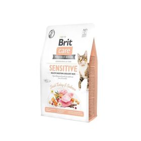 Brit Care Hypoallergenic Sensitive Hindi ve Somon Etli Hassas Tahılsız 2 kg Kedi Maması
