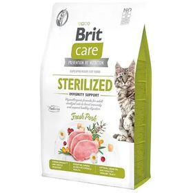 Brit Care Immunity Support Kısırlaştırılmış Domuz Etli 2 kg Yetişkin Kedi Mama