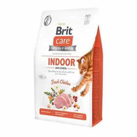 Brit Care Indoor Anti Stress Hypoallergenic 2 kg Tavuklu Tahılsız Yetişkin Kedi Maması