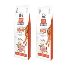 Brit Care Indoor Anti Stress Tavuklu Tahılsız 2x2 kg Yetişkin Kedi Maması