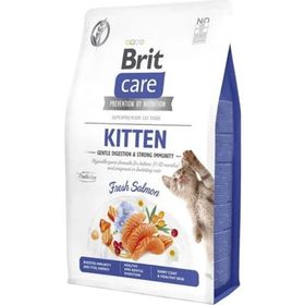 Brit Care Kitten Kedi 7 kg Gentle Digestion Strong Somonlu Tahılsız Yavru Kedi Maması