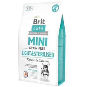 Brit Care Mini Light Kısırlaştırılmış Küçük Irk Tahılsız Köpek Maması 2 kg + Temizlik Mendili