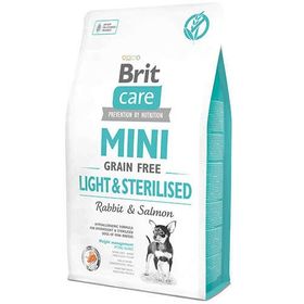 Brit Care Mini Light Kısırlaştırılmış Küçük Irk Tahılsız Köpek Maması 2 kg + Temizlik Mendili