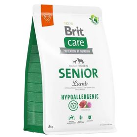 Brit Care Senior 3 kg Kuzu Etli Yaşlı Köpek Maması ve Temizlik Mendili
