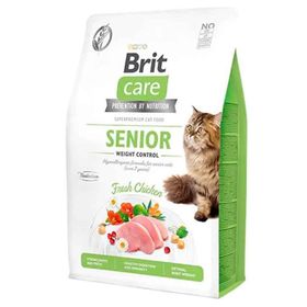 Brit Care Senior Hipoalerjenik 2 kg Kilo Kontrolü için Tahılsız Yaşlı Kedi Maması