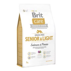 Brit Care Senior Light Tahılsız Somonlu İleri Yaş İçin Diyet 3 kg Köpek Maması