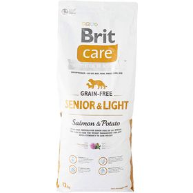 Brit Care Senior Light Tahılsız Somonlu İleri Yaş İçin Diyet 3 kg Köpek Maması