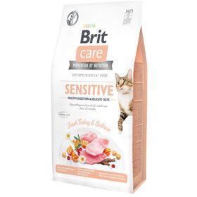 Brit Care Sensitive 7 kg Hindili ve Somonlu Yetişkin Kedi Maması