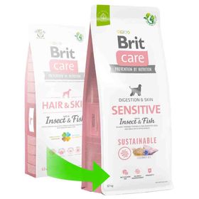 Brit Care Sensitive Digeston & Skin Balıklı Larva Proteinli 12 kg Yetişkin Köpek Maması