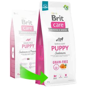Brit Care Skin & Coat Tüm Irklar için Somonlu Tahılsız 12 kg Yavru Köpek Maması