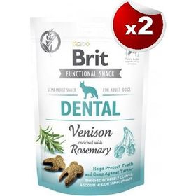 Brit Care Snack Dental 150 GR x 2 Adet Geyik ve Biberiyeli Köpek Ödül Maması