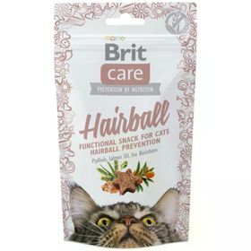 Brit Care Snack Hairball Tüy Yumağı Engellemek İçin 50 gr Tahılsız Kedi Ödülü