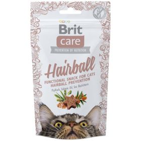 Brit Care Snack Hairball Tüy Yumağı Engellemek İçin 50 gr Tahılsız Kedi Ödülü