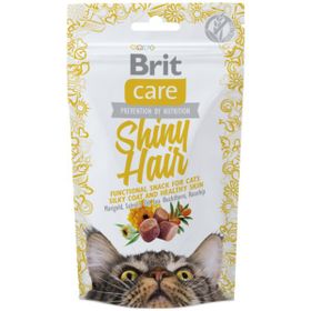 Brit Care Snack Shiny Hair Parlak Tüyler ve Sağlıklı Cilt İçin 50 gr Tahılsız Kedi Ödülü