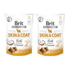 Brit Care Snack Skin Coat 150 gr x 2 Adet Deri ve Tüy Sağlığı Köpek Ödül Maması