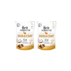 Brit Care Snack Skin Coat 150 gr x 2 Adet Deri ve Tüy Sağlığı Köpek Ödül Maması