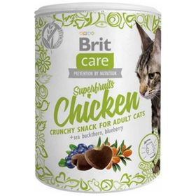 Brit Care Snack Superfruits 100 gr Tahılsız Tavuklu Kedi Ödülü