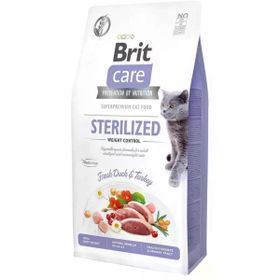 Brit Care Sterilised Weight Control Ördekli Tahılsız 6+1 kg Kedi Maması