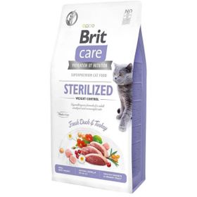 Brit Care Sterilised Weight Control Ördekli Tahılsız 6+1 kg Kedi Maması