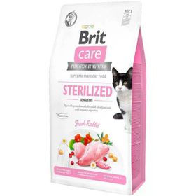 Brit Care Sterilized Sensitive 2 kg Tahılsız Tavşanlı Kısırlaştırılmış Kedi Maması