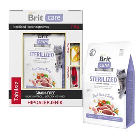 Brit Care Tahılsız Kısırlaştırılmış Weight Control 7 kg Kedi Maması