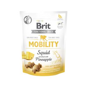 Brit Mobility Glütensiz Kemik Gelişimi İçin 150 gr Ananas ve Kalamarlı Köpek Ödülü