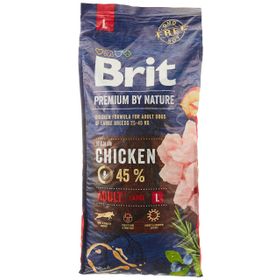 Brit Premium Nature Büyük Irk Tavuklu Yetişkin 15 kg Köpek Maması