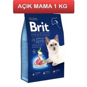 Brit Premium Sterilised Kuzulu Kısırlaştırılmış Açık 1 kg Kedi Maması
