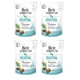 Brit Snack Dental Ağız ve Diş Sağlığı Yumuşak 4x150 gr Köpek Ödülü
