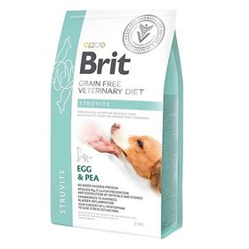 Brit Veterinary Diets Struvite Tahılsız Yumurta Bezelye 2 kg Köpek Maması + Temizlik Mendili