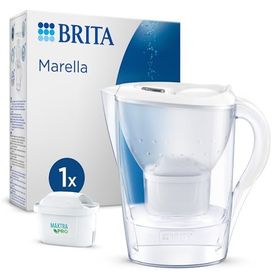 BRITA 2.4 Lt Beyaz Marella Cool 1x Maxtra Pro Filtreli Su Arıtma Sürahisi