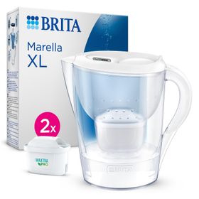 BRITA 3.5 Lt Beyaz Marella XL 2x Maxtra Pro Filtreli Su Arıtma Sürahisi