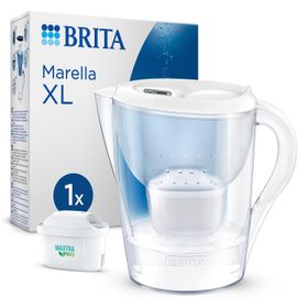 Brita 3,5 lt Beyaz Marella Xl 1X Maxtra Pro All-İn-1 Filtreli Su Arıtma Sürahisi