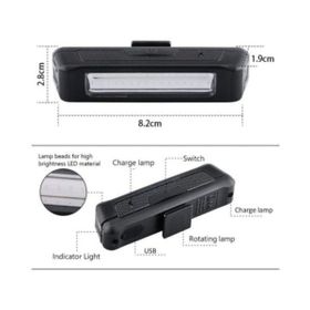 Briviga EBL-035RB USB Şarjlı Bisiklet Çakar Işığı