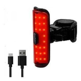 Briviga EBL-3211 USB Şarjlı 50 Lm Bisiklet Arka Stop Far