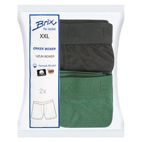 Brix Modal 2'li Erkek Boxer