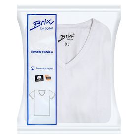 Brix Modal Erkek V Yaka Fanila